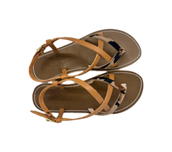 SANDALO ALISIA VACCHETTA FONDO MICRONITE CUOIO SNAKE